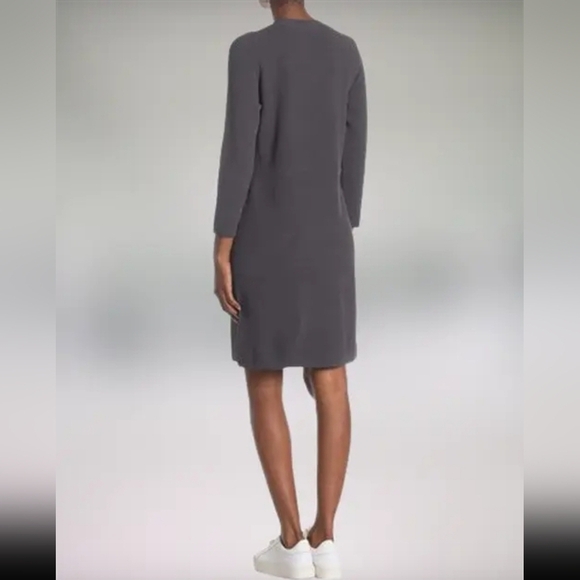 Club Monaco Women's Ribbed Gray Dress Size XS - Picture 2 of 10